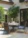 Cypress Point Ocean Terrace - Dining Table W/Weatherstone Top - Dark Brown - Wicker