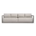 Remsen - Outdoor Large Sofa - Weathered Gray / Dove