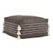 Ezekiel - Vegan Leather Pouf - Natural