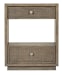 Sonnet - Two-Drawer Nightstand - Dark Gray