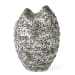 In Touch - 14" Vase - Brown / White