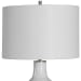 Dakota - Crackle Table Lamp - White