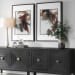 Velocity - Framed Abstract Prints (Set of 2) - Brown / Green / Red / White