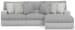Abraxas - 3 Piece Power Reclining Sectional With 1 Lay-Back Chaise And 1 Recliner (RSF Chaise) - Moonstruck