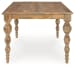 Rybergston - Light Brown - 7 Pc. - Rectangular Dining Table, 6 Chairs