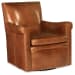 Jilian - Swivel Club Chair - Light Brown