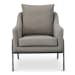 Archer - Accent Chair - Light Gray Linen Blend