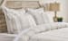 Dale - King Duvet Cover - Ivory/White