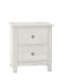 Fundamentals - 2 Drawer Nightstand - White