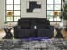 Forest Lake - Power Reclining Loveseat With Console / Adj Headrest - Black