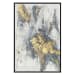 Aqua Gold - Painting 48' x 72' By Buddy Whitlock - Black