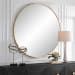 Junius - Large Round Mirror - Gold