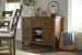 Moriville - Dark Gray - 8 Pc. - Counter Extension Table, 6 Barstools, Server