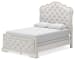 Arlendyne - Antique White - Queen Upholstered Bed