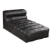 Ramsay - Leather Chaise Antique - Black