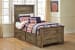 Trinell - Brown - Twin Panel Bed With 2 Storage Drawers