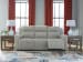 Forest Lake - Alloy - Power Reclining Sofa With Adj Headrest