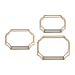 Lindee - Wall Shelves (Set of 3) - Gold