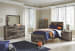 Derekson - Multi Gray - 6 Pc. - Dresser, Mirror, Twin Panel Bed, Nightstand