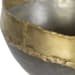 Almost - Round Bowls (Set of 2) - Brass / Gray