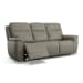 Sawyer - Power Reclining Sofa With Power Headrests & Lumbar - Gray