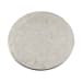 Round Stone Top Cocktail Table With Decorative Metal Base - Beige