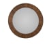 Myrtle - Round Mirror - Light Brown