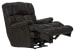 Victor - Leather Power Lay Flat Chaise Recliner - Dark Brown