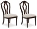 Lavinton - Tan / Brown - Dining Upholstered Side Chair (Set of 2)