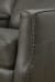 Maxwell - Power Reclining Loveseat With Console, Power Headrests And Lumbar - Cinder