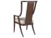 Cohesion Program - Mistral Woven Back Arm Chair - Dark Brown