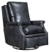 Collin - Power Swivel Glider Recliner - Blue