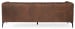 SS - Nicolla Stationary Sofa - Dark Brown
