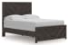 Prendonea - Charcoal - Full Panel Bed
