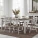 Al Fresco - 7 Piece Rectangular Table Set - Graphite / Whitestone