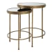 Nesting Tables (Set of 2) - Brushed Gold