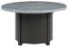 Coulee Mills - Dark Gray - Round Fire Pit Table