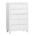 Cottage View - 5 Drawer Chest - White