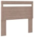 Flannia - Gray - Full Panel Headboard
