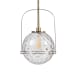 Mimas - 1 Light Globe Pendant - Gold