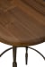Zazu - Counter Stool - Dark Brown / Bronze