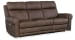 MS - Duncan Power Sofa With Power Headrest & Lumbar - Dark Brown