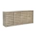 Pulaski Accents - Modern 4 Door Credenza with Storage - Natural