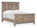 Lancaster - Complete Queen Shutter Panel Bed - Dovetail Gray