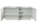 Signature Designs - Contago Media Console - White / Gray
