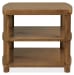 Melange - Romano End Table - Light Brown