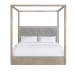 Arcadia - King Canopy Bed - Grey