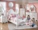 Exquisite - White - Twin Poster Bed