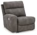 Next-Gen Durapella - Slate - 5-Piece Power Reclining Sectional With Console