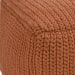 Prism - Performance Prism Pouf - Terracotta